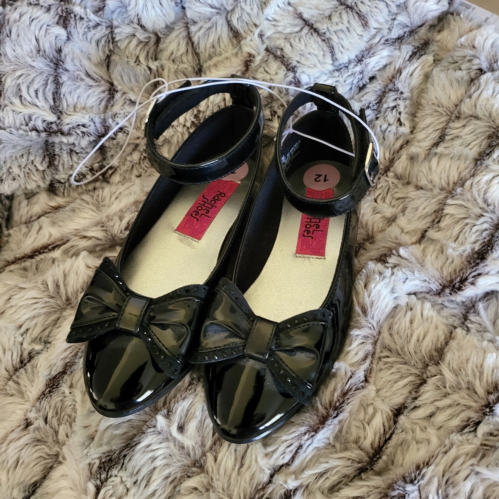 Rachel Shoes Black Dress Shoes Little Girls Size 12 Toddler